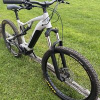 Ex Demo Lapierre Overvolt TR 3.5 Full Suspension Electric Mountain Bike 2022 46cm Frame - Gloss White - Image 4