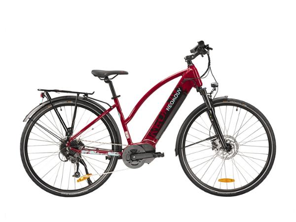 Neomouv Adonis Hybrid Electric Bike, 28in Wheel, 522Wh/630Wh - Red