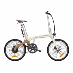 ADO Air Carbon Lightweight Folding Electric Bike, 9.6Ah - Latte