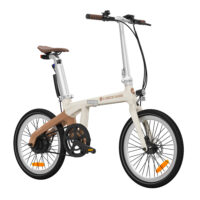 ADO Air Carbon Lightweight Folding Electric Bike, 9.6Ah - Latte - Image 3