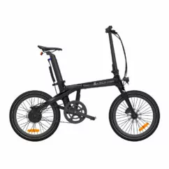 ADO Air Carbon Lightweight Folding Electric Bike, 9.6Ah - Black