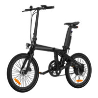 ADO Air Carbon Lightweight Folding Electric Bike, 9.6Ah - Black - Image 4