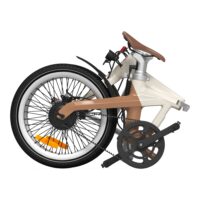 ADO Air Carbon Lightweight Folding Electric Bike, 9.6Ah - Latte - Image 5
