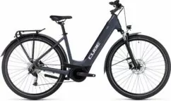 Cube Touring Hybrid One 500 Electric Bike - Grey/White Easy Entry