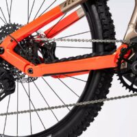 Haibike 2025 AllTrail 3 Full Sus Electric Mountain Bike, 720Wh - Caramel/Orange/Black - Image 4