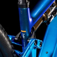 Cube 2025 Stereo Hybrid One44 HPC AT 800 Electric Bike - Blue/Black - Image 2