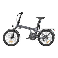 ADO Air 20 Ultra Lightweight Folding Electric Bike, 9.6Ah - Grey - Image 5