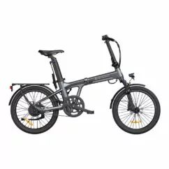 ADO Air 20 Ultra Lightweight Folding Electric Bike, 9.6Ah - Grey