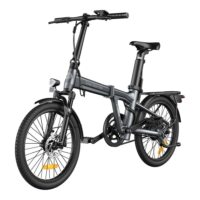 ADO Air 20 Ultra Lightweight Folding Electric Bike, 9.6Ah - Grey - Image 3