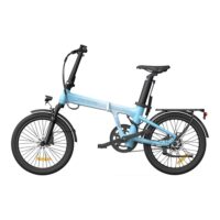 ADO Air 20 Ultra Lightweight Folding Electric Bike, 9.6Ah - Blue - Image 2