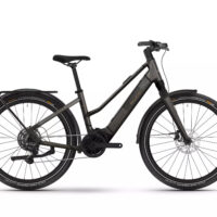 Raleigh Hockley Mid Step Electric Hybrid Bike, 400Wh - Gloss Black - Image 2