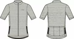 Cube Gravel Ws Jersey Full Zip Cargo - S/S Light Grey