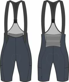 Cube Gravel Ws Bib Short Cargo Dark Blue