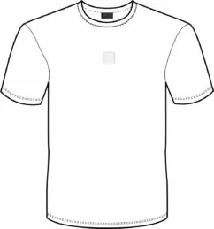 Cube Organic T-Shirt Embossed Gty Fit White