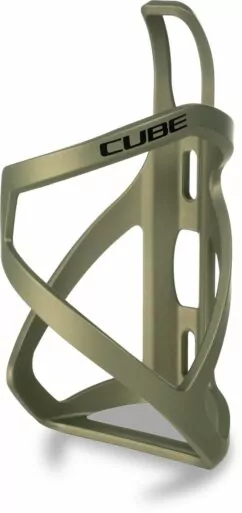 Cube Bottle Cage Hpp Left-Hand Sidecage Matt Reed - Green/Black