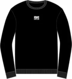 Cube Organic Sweater Grid Black