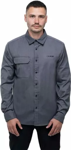 Cube Vertex Shirt - L/S Grey