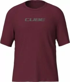 Cube Functional Shirt - S/S Bordeaux