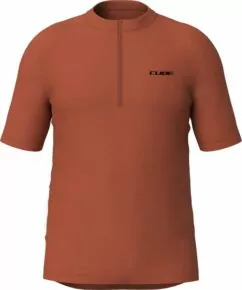 Cube Jersey Half Zip Cmpt - S/S Red