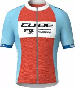 Cube Road/Xc Jersey X Factory Racing S/S - Blue/Orange