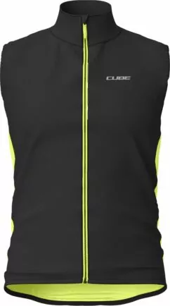 Cube Wind Gilet Cmpt - Black/Yellow