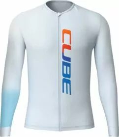 Cube Road/Xc Jersey Uv-Protection Teamline - L/S Blue