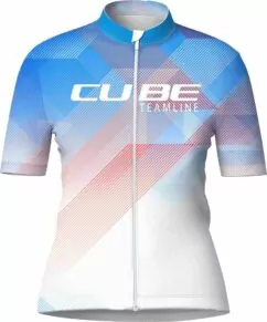 Cube Ws Jersey Cmpt Teamline - S/S White