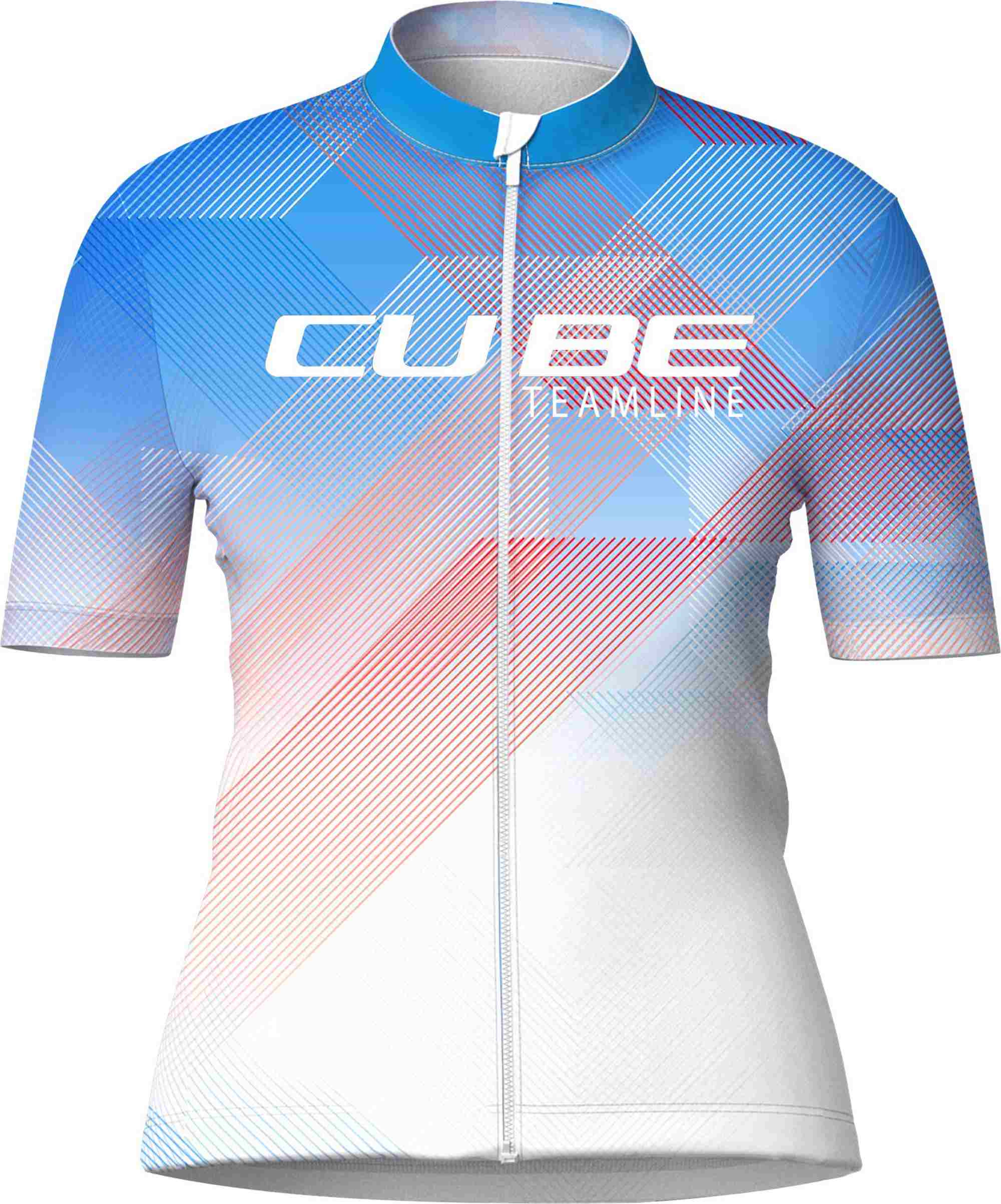 Cube Ws Jersey Cmpt Teamline - S/S White
