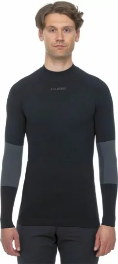 Cube Baselayer Race Be Warm - L/S Black