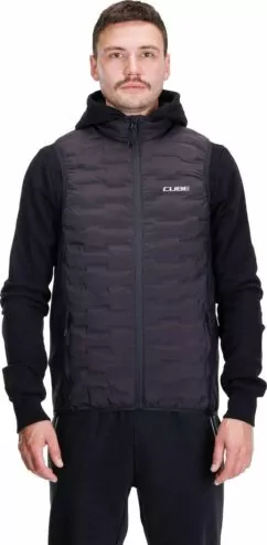 Cube Padded Vest Black