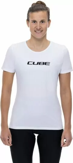 Cube Organic Ws T-Shirt Classic Logo White
