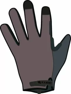 Cube Gloves Nf Ergonomics Gel Long Finger Burgundy