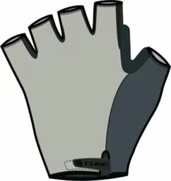 Cube Gloves Nf Ergonomics Gel Short Finger Grey