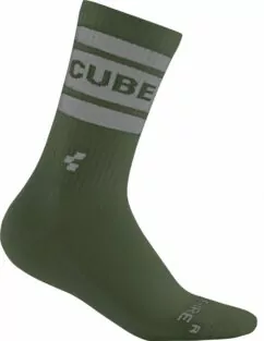 Cube Socks After Race High Cut Olive