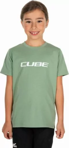 Cube Organic T-Shirt Rookie Logo Green