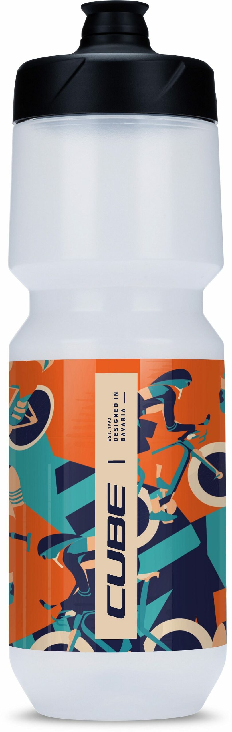 Cube Bottle Flow 750 - Blue/Orange