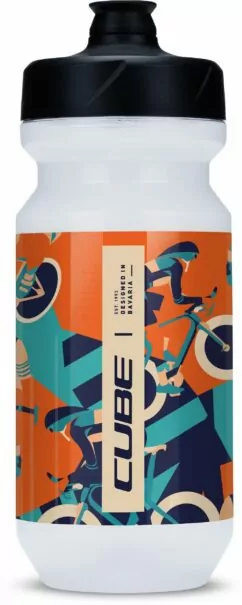 Cube Bottle Flow 500 - Blue/Orange