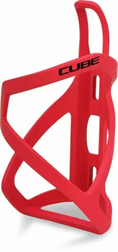 Cube Bottle Cage Hpp Left Sidecage Matt - Red/Blk