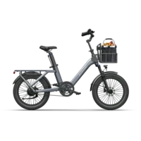 ADO Air One Pro Lightweight Electric Bike, 10Ah - Grey - Image 6