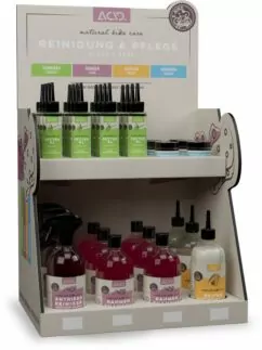 Acid Careline Natural Counter Display (With Products)