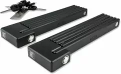 Acid Folding Lock Rigid 100 Pure Twin Pack Black Art1