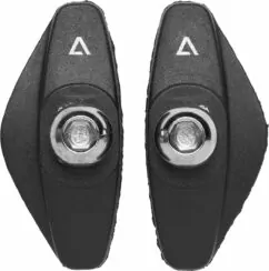 Acid 1-Piece Regular Road Brake Shoes - Silver/Black