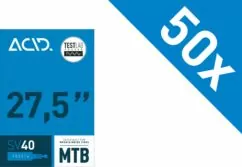 Acid Tube 27.5 Inch Mtb Sv 40Mm Workshop (50 Pcs)