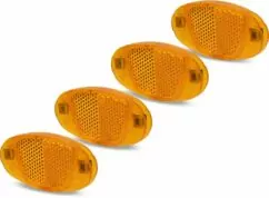 Acid Spoke Reflector Set Cmpt Orange