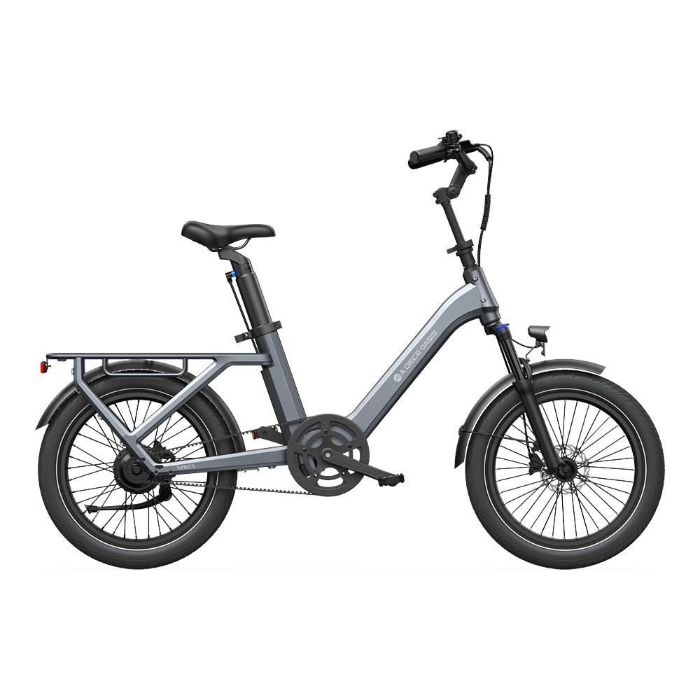 ADO Air One Pro Lightweight Electric Bike, 10Ah - Grey