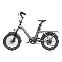 ADO Air One Pro Lightweight Electric Bike, 10Ah - Grey - Image 3