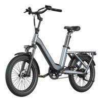 ADO Air One Pro Lightweight Electric Bike, 10Ah - Grey - Image 5