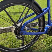 Ex-Demo Haibike Trekking 4 HIGH Hybrid Electric Bike, 27.5 Wheel, 56cm Frame Yamaha PW-TE - Gloss Blue/Matt Black - Image 3