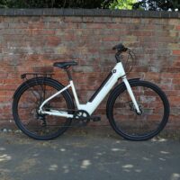 Falcon Liberty Low Step Hybrid Electric Bike - White - Image 6