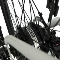 Falcon Liberty Low Step Hybrid Electric Bike - White - Image 4
